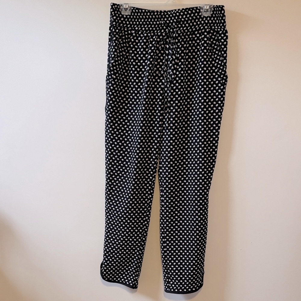 Mercer and Madison Black and White Patterned Pants